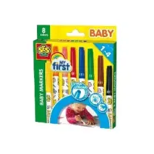  SES: Kimosható baby filctoll 8 szín - Kreatív játékok kreatív és készségfejlesztő