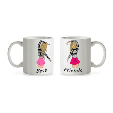 Set 2 cani Legjobb barátok BFF bögrék, csészék