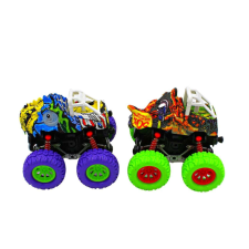  Set 2 mașinute multicolore Crazy Fisction autópálya és játékautó