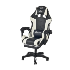  SETA GAMER FOTEL, MASSZÁZS FUNKCIÓVAL fehér-fekete forgószék