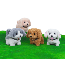 Sétáló kiskutya 18 cm plüssfigura
