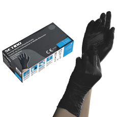  Setino Nitril gumikesztyű 3,5g fekete M