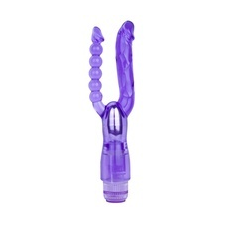 Seven Creations Dupla kéjvibrátor - lila vibrátorok