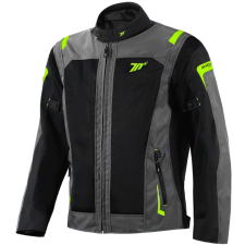 Seventy Degrees SD-JT66 Sahara motoros kabát fekete-fluo sárga motoros kabát