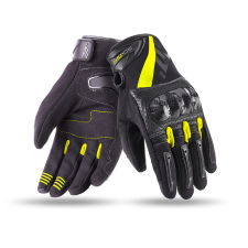 Seventy Degrees SD-N14 rövid motoros kesztyű fekete-fluo sárga motoros kesztyű