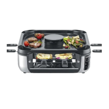 Severin Grill és raclette főzőlap, , Sevento, 1900 W, 8 személyes, fekete grillsütő