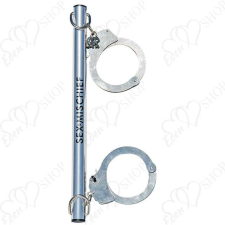 Sex & Mischief S&M - Spreader Bar with Metal Cuffs silver bilincs, kötöző