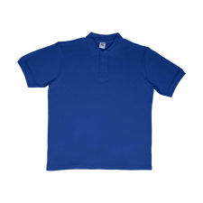 Sg Férfi galléros póló rövid ujjú SG Cotton Polo - 2XL, Király kék férfi póló