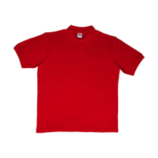 Sg Férfi galléros póló rövid ujjú SG Cotton Polo - 3XL, Piros férfi póló
