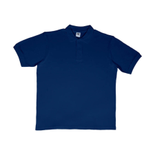 Sg Férfi galléros póló rövid ujjú SG Cotton Polo - L, Sötétkék (navy) férfi póló