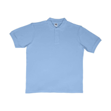 Sg Férfi galléros póló rövid ujjú SG Cotton Polo - M, Ég férfi póló