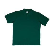 Sg Férfi galléros póló rövid ujjú SG Cotton Polo - S, Sötétzöld férfi póló