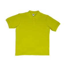 Sg Férfi galléros póló rövid ujjú SG Cotton Polo - XL, Lime