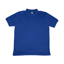Sg Férfi galléros póló rövid ujjú SG Poly Cotton Polo - 4XL, Király kék férfi póló