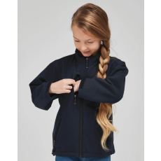 Sg Gyerek hosszú ujjú kabát SG Kids' Softshell Jacket 128 (7-8/L), Sötétkék (navy)