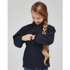 Sg Gyerek hosszú ujjú kabát SG Kids' Softshell Jacket 140 (9-10/XL), Fekete