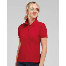 Sg Női rövid ujjú galléros póló SG Ladies&#039; Cotton Polo M, Sötétzöld női póló