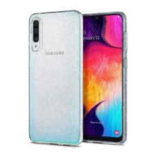 SGP SPIGEN LIQUID CRYSTAL GLITTER szilikon telefonvédő (közepesen ütésálló, légpárnás sarok, csillámporos) ÁTLÁTSZÓ Samsung Galaxy A30s (SM-A307F), Samsung Galaxy A50 (SM-A505F), Samsung Gal tok és táska