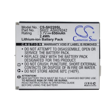 SH22 Akkumulátor 650 mAh mobiltelefon akkumulátor