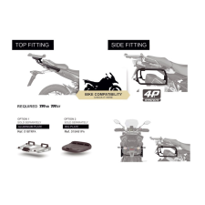 SHAD 4P rendszer felszerelő készlet (oldalsó) SHAD Vázak, idomok, kiegészítők Doboz konzol, kiegészítők egyéb motorkerékpár alkatrész