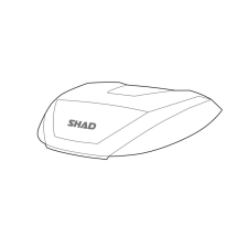SHAD SH59X Fedél - Alumínium egyéb motorkerékpár alkatrész