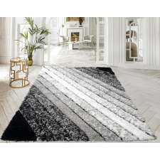  Shaggy szőnyeg California 3D 563 (Grey White) 60x220cm Szürke-Fehér lakástextília