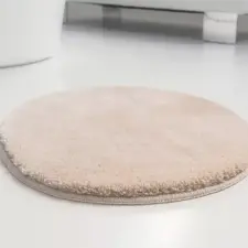  Shaggy szőnyeg Marbella plüss (Beige) Kerek 100cm Bézs lakástextília