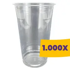  Shaker pohár átlátszó - PET 500ml (Karton - 1000 db) papírárú, csomagoló és tárolóeszköz