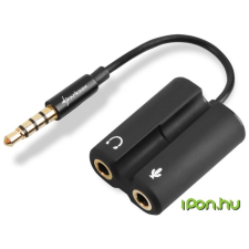 Sharkoon Adapter PMP35 jack osztó kábel és adapter