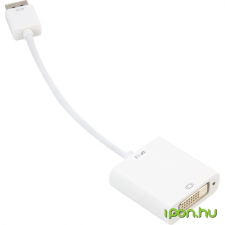 Sharkoon DisplayPort 1.2/1.2a DVI-D Átalakító Fehér 15cm 4044951020300 kábel és adapter