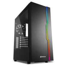 Sharkoon RGB Slider Számítógépház - Fekete számítógép ház