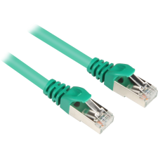 Sharkoon S/FTP CAT6 Patch kábel 0.25m Zöld (4044951014828) kábel és adapter
