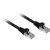 Sharkoon S/FTP Cat6a Patch kábel 5m - Fekete (4044951018383)