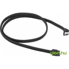 Sharkoon Sata III Kabel 90° sleeve kábel és adapter