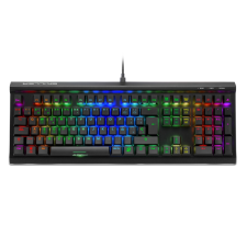 Sharkoon SKILLER SGK60 (Red Switch) Mechanikus USB Gaming Billentyűzet - Spanyol (4044951033515) billentyűzet