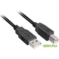 Sharkoon USB Összekötő Fekete 3m 4044951015276 kábel és adapter