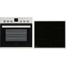 Sharp K-62D19IM0-EU tűzhely garnitúra rozsdamentes acél/fekete tűzhely