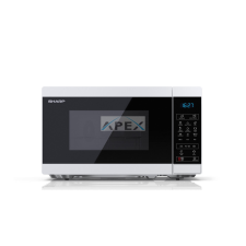 Sharp YC-MG02EW 20L, digitális, grilles mikrohullámú sütő fehér-fekete mikrohullámú sütő