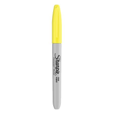 Sharpie Alkoholos marker, 1 mm, kúpos, "Fine Point", citrom (SR0811050) (SR0811050) filctoll, marker