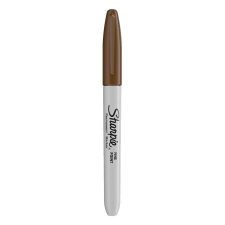 Sharpie Alkoholos marker, 1 mm, kúpos, SHARPIE Fine Point, barna (SR0811040) filctoll, marker