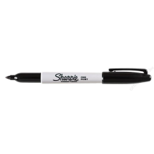 Sharpie Alkoholos marker, 1 mm, kúpos, SHARPIE "Fine Point", fekete (SR810980) filctoll, marker