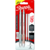 Sharpie Gelschreiber S-Gel 0,7mm 2er Set+2Minen Schwrz Metal Blister (2162643)