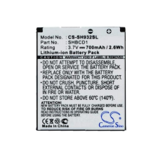 SHBCD1 Akkumulátor 700 mAh mobiltelefon akkumulátor