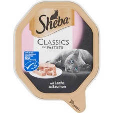 Sheba Adult Alutálcás – Lazac pástétom – 4×85 g macskaeledel