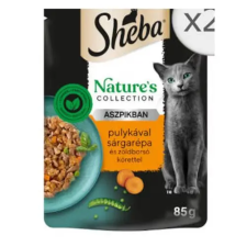 Sheba Sheba Nature’s Adult Alutasakos – Pulyka, zöldség – szószban – 85 g macskaeledel