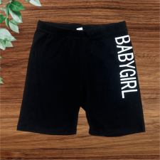 Shein Babygirl, fekete rövidnadrág gyerek nadrág