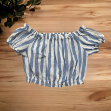 Shein csíkos top