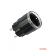 Shelly Plug S (Gen3) Wi-Fi + Bluetooth, Matter kompatibilis, fog