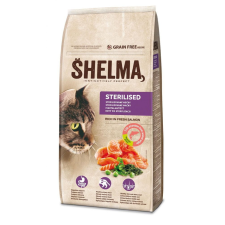 Shelma Gabonamentes granulátum friss lazaccal és szuperélelmiszerekkel, 8 kg macskaeledel