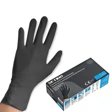 Shijiazhuang Hongray Group Co., Ltd. SETINO Nitril gumikesztyű - 3.5g XL 100pcs Fekete védőkesztyű